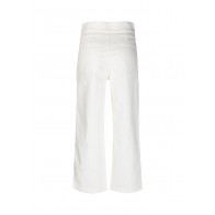 JEANS RELAXED-FIT DE CINTURA ALTA EM DENIM DE ALGODÃO