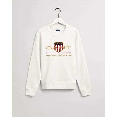SWEATSHIRT COM DECOTE REDONDO ARCHIVE SHIELD