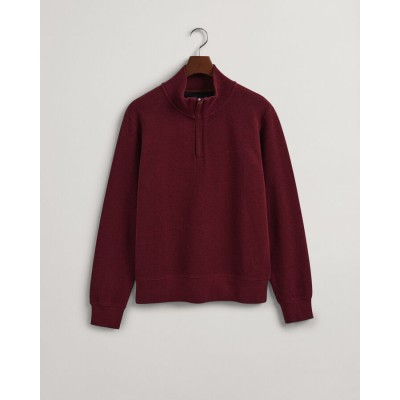 Sweatshirt com meio fecho Sacker Rib