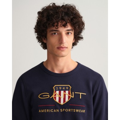 Sweatshirt com decote redondo Archive Shield
