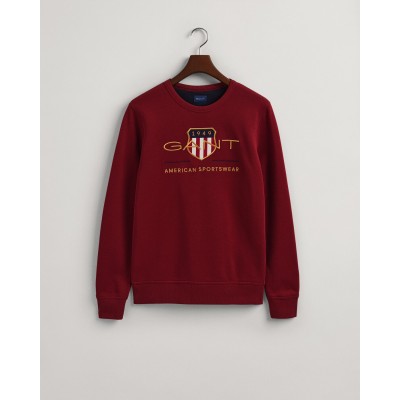 Sweatshirt com decote redondo Archive Shield
