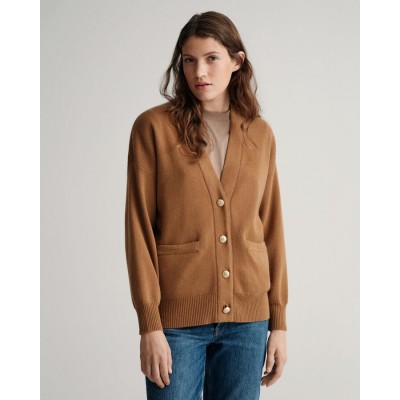 Casaco de malha liso oversized