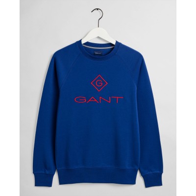 SWEATSHIRT COM DECOTE REDONDO LOGO COLORIDO