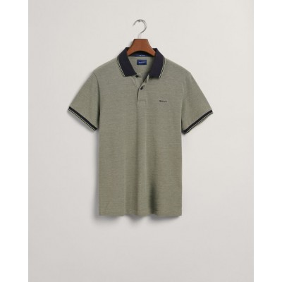 Polo em piqué Oxford em 4 cores