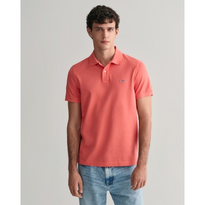 Polo em algodão piqué Shield regular fit