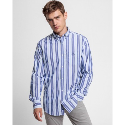CAMISA EM POPELINA ÀS RISCAS  Tech Prep™ 