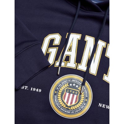 Sweatshirt com capuz Crest Shield