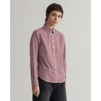 CAMISA EM POPELINA ÀS RISCAS 