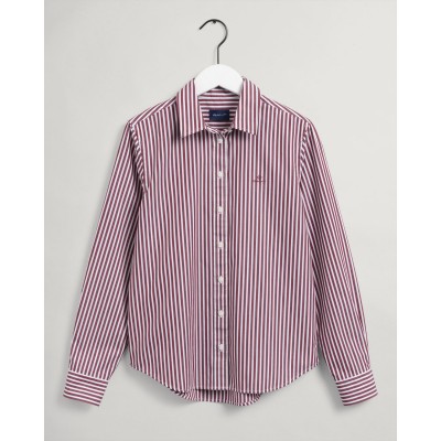 CAMISA EM POPELINA ÀS RISCAS 
