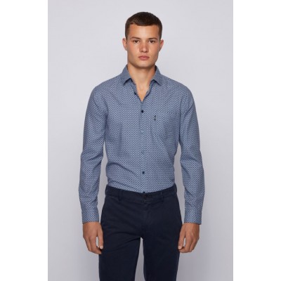 CAMISA SLIM FIT EM ALGODÃO
