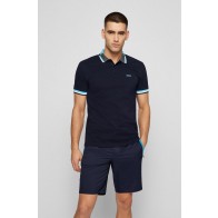 COTTON-PIQUÉ POLO SHIRT WITH TIPPING DETAILS
