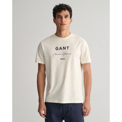 T-shirt with GANT Script Graphic print