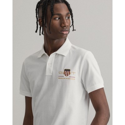 Archive Shield Piqué Polo Shirt