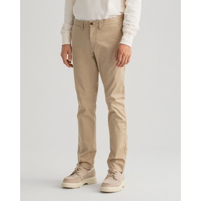 Hallden Slim Fit Twill Chinos