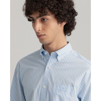 Regular Fit Stripe Broadcloth Shirt