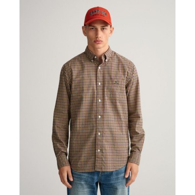 Regular Fit Gingham Twill Shirt