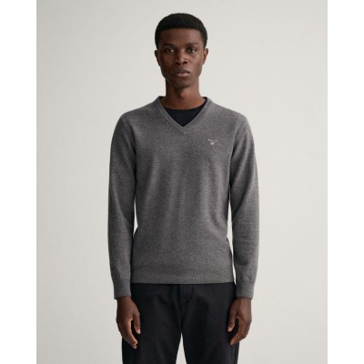 Super Fine Lambswool V-Neck Sweater