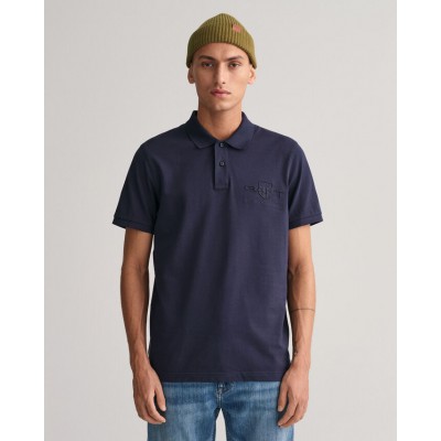 Tonal Shield Polo