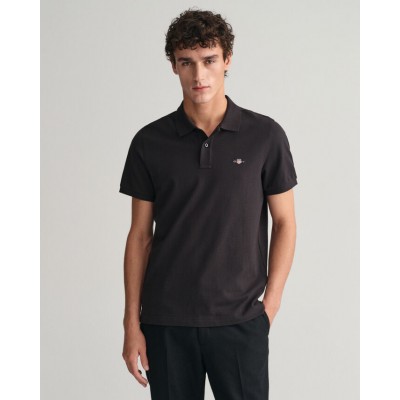 Shield regular fit cotton piqué polo