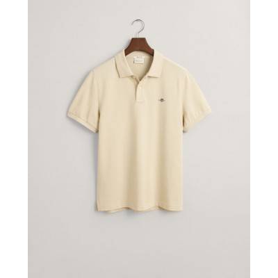 Shield regular fit cotton piqué polo