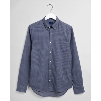 SLIM FIT MELANGE DOBBY SHIRT