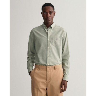 Regular Fit shirt in linen and cotton