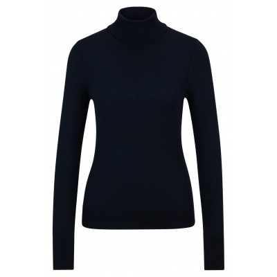 VIRGIN WOOL HIGH NECK SWEATER