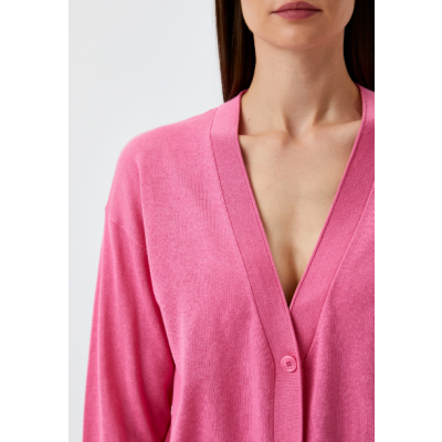 REGULAR-FIT CARDIGAN WITH BUTTON FRONT