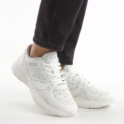 SNEAKERS WITH MONOGRAM PRINT