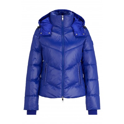 WATER REPELLENT PADDED JACKET IN SHINY MATERIAL