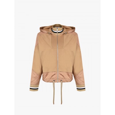 OVERSIZE FIT COTTON HOODED JACKET