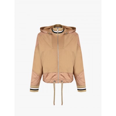 OVERSIZE FIT COTTON HOODED JACKET