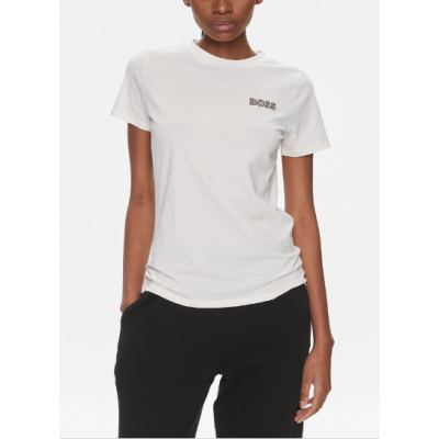 SLIM FIT T-SHIRT IN PURE COTTON, WITH LOGO