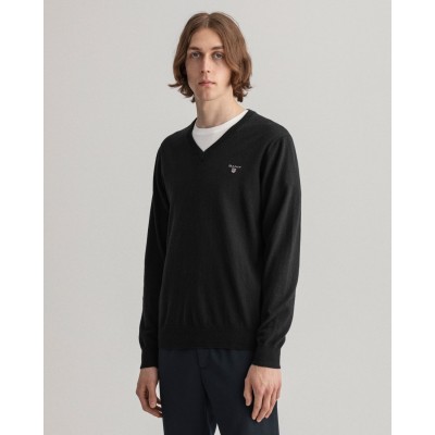 GANT Cotton Wool V-Neck Sweater