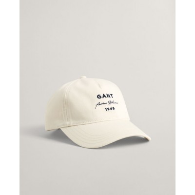 GANT Script Graphic cotton twill cap