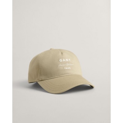 GANT Script Graphic cotton twill cap