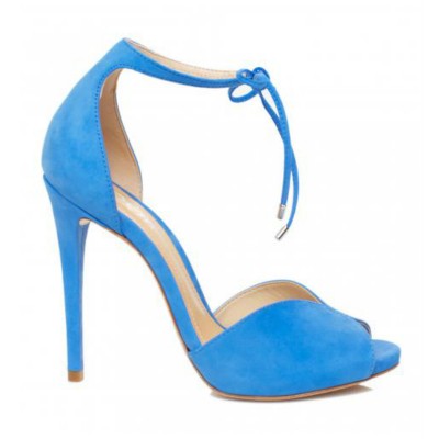 Heart Shape Blue Sandals
